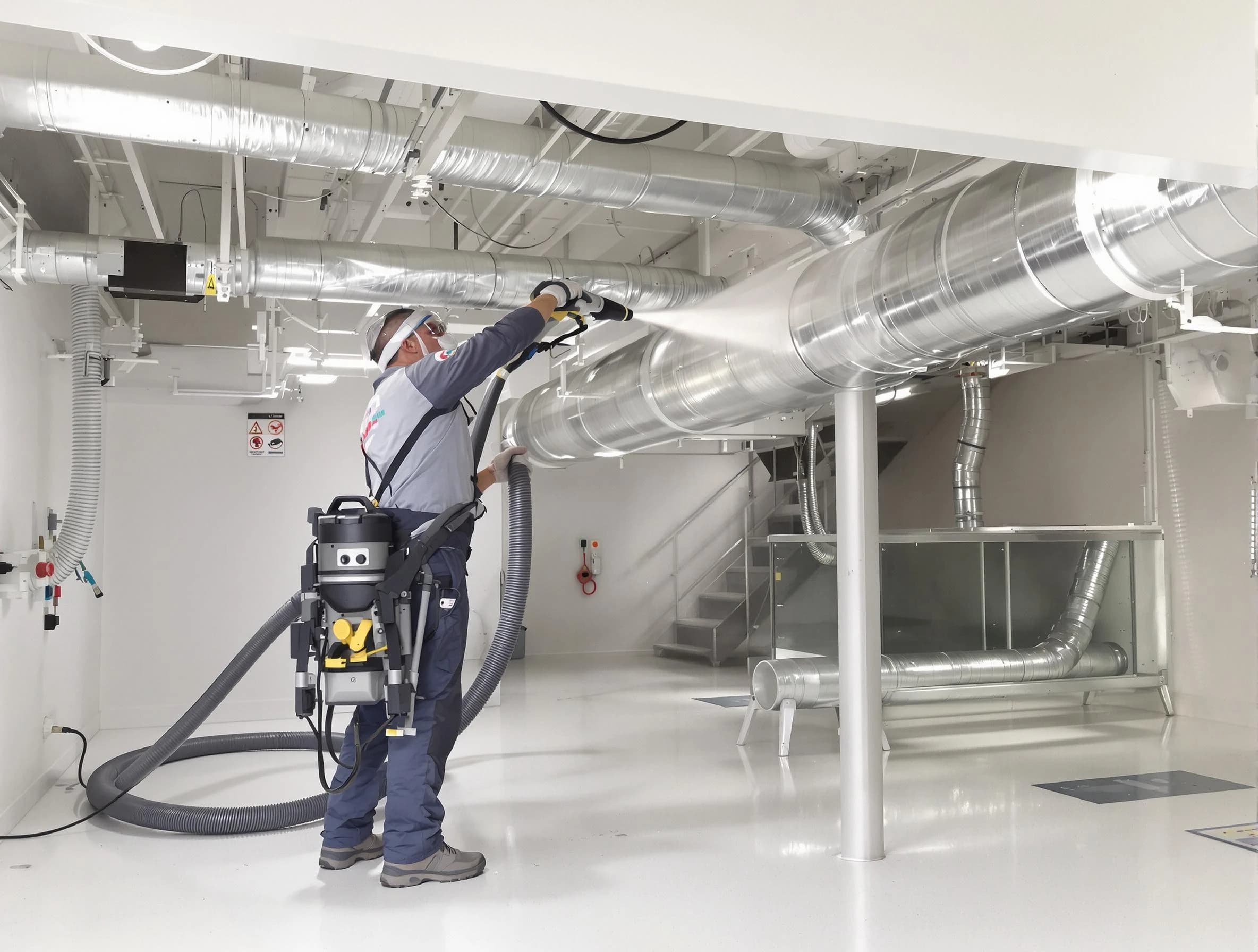 Professional central duct cleaning by Shawnee Air Duct Cleaning in Shawnee
