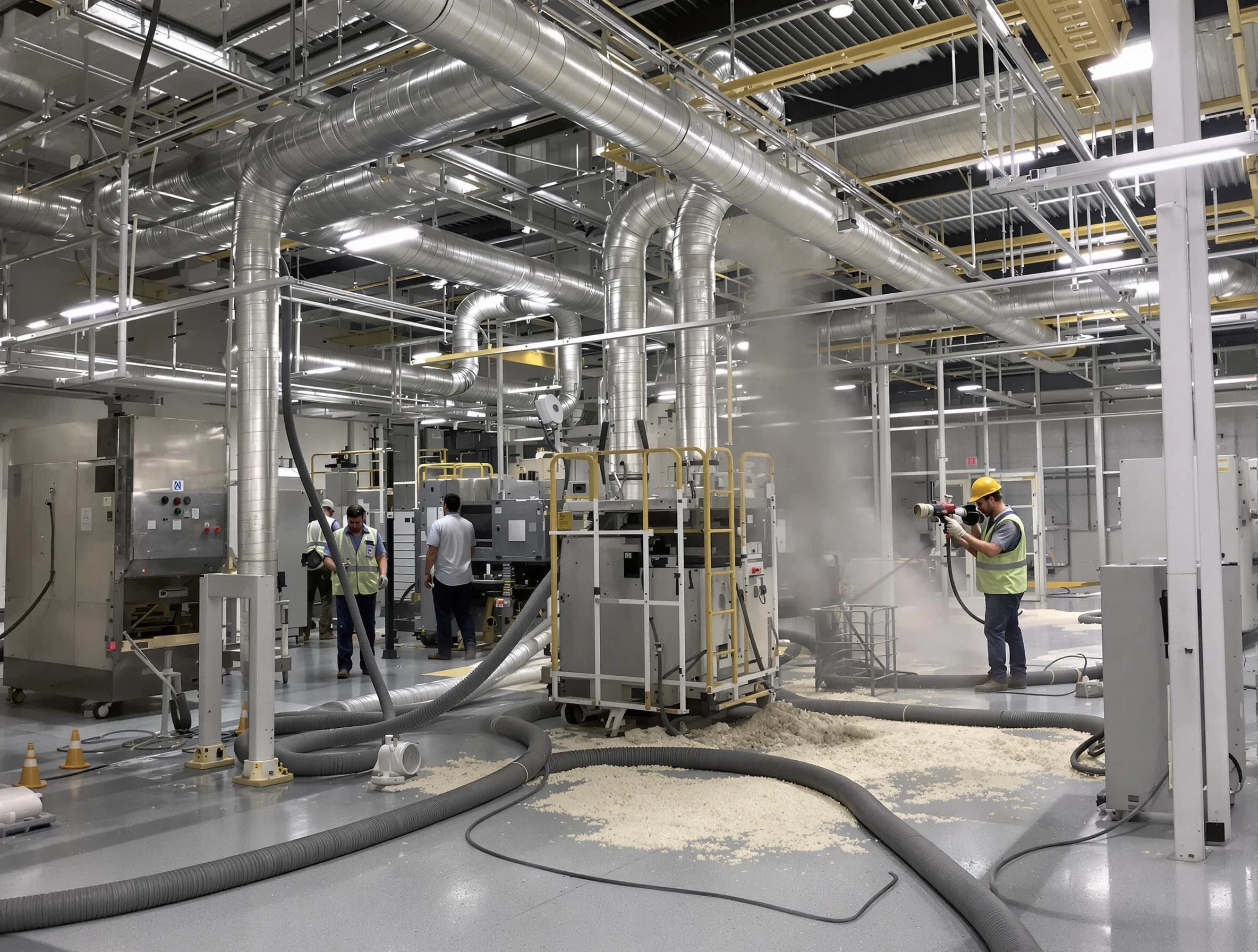 Heavy-duty industrial duct cleaning by Shawnee Air Duct Cleaning in Shawnee