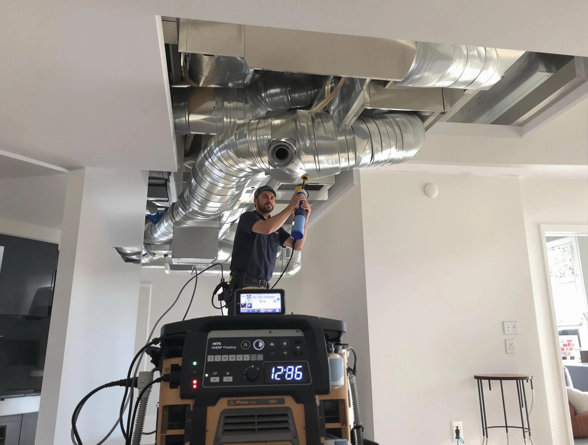 Advanced pure air duct cleaning by Shawnee Air Duct Cleaning in Shawnee