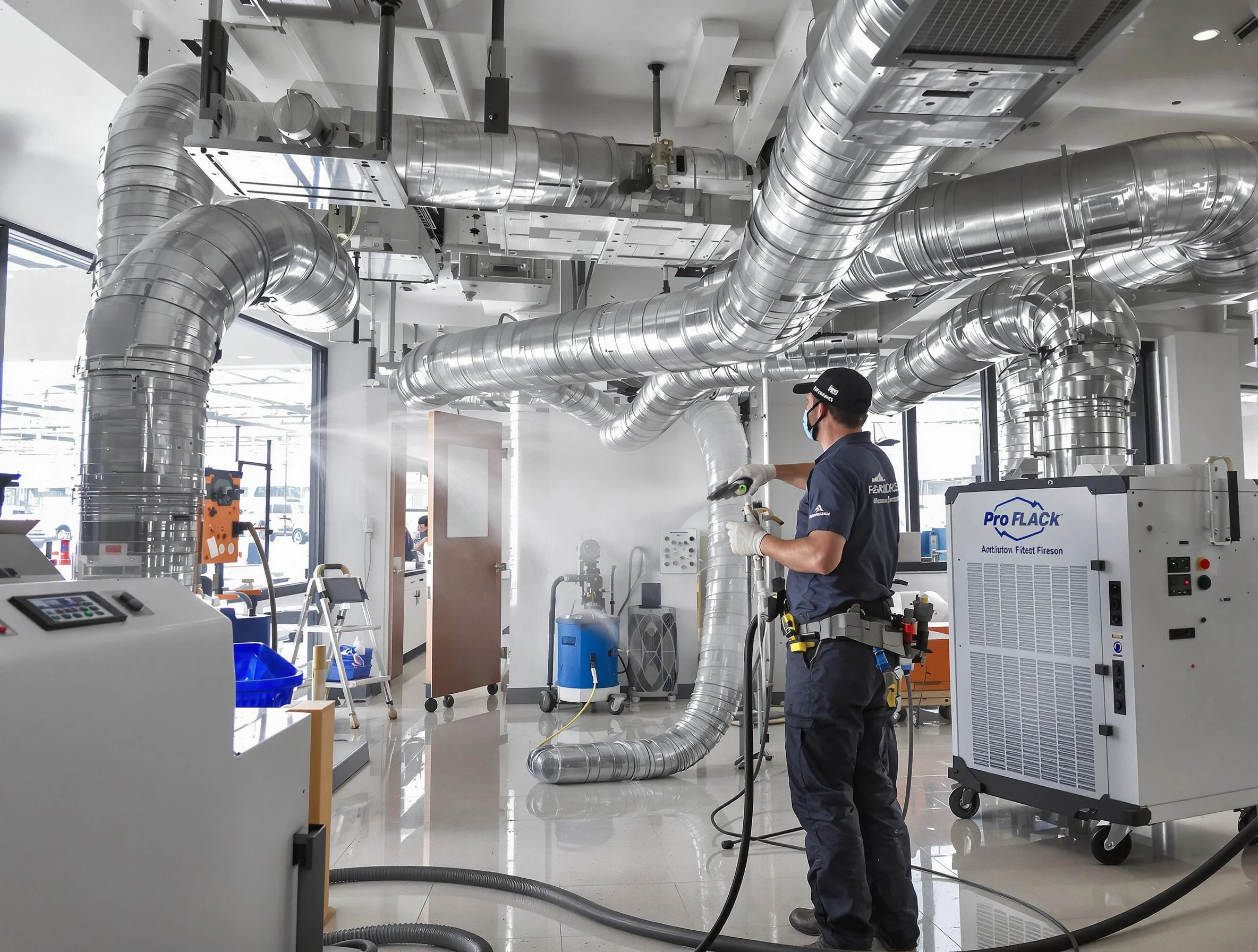 Negative Pressure Air Duct Cleaning in Shawnee