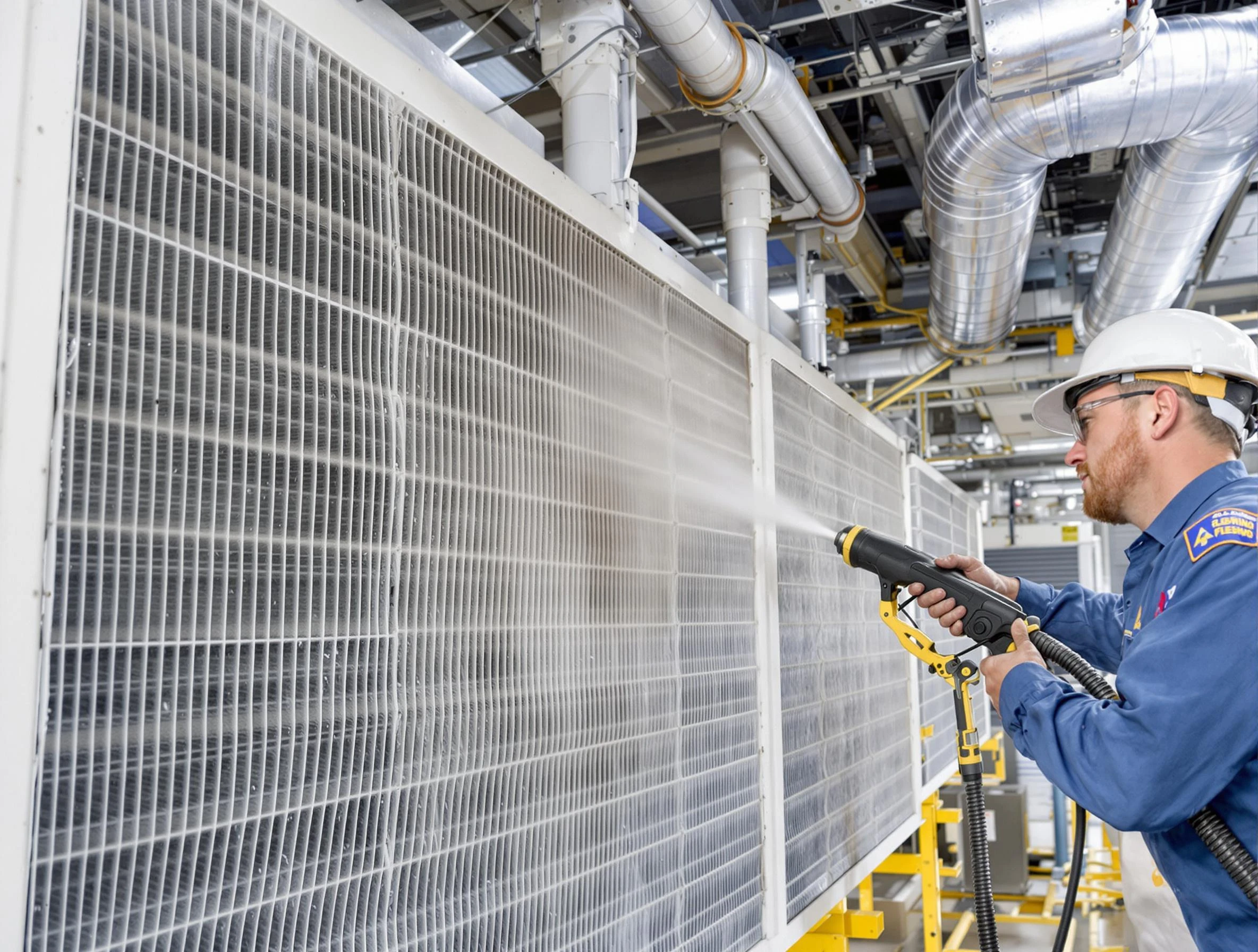 Professional commercial coil cleaning by Shawnee Air Duct Cleaning in Shawnee